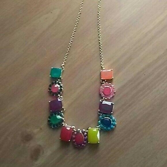 Kate Spade Multi Color Floral Flower Necklace